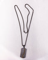 Urban Dog Tag Pendant Necklace