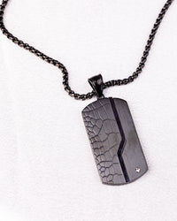 Urban Dog Tag Pendant Necklace