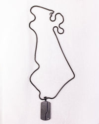 Urban Dog Tag Pendant Necklace