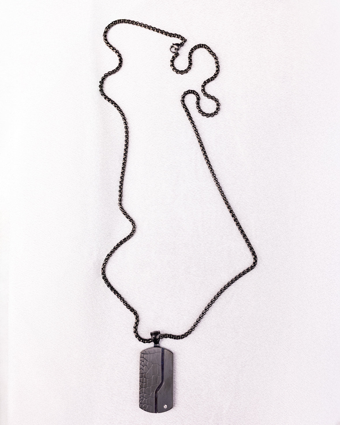 Urban Dog Tag Pendant Necklace