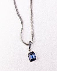 Urban Blue Pendant Necklace