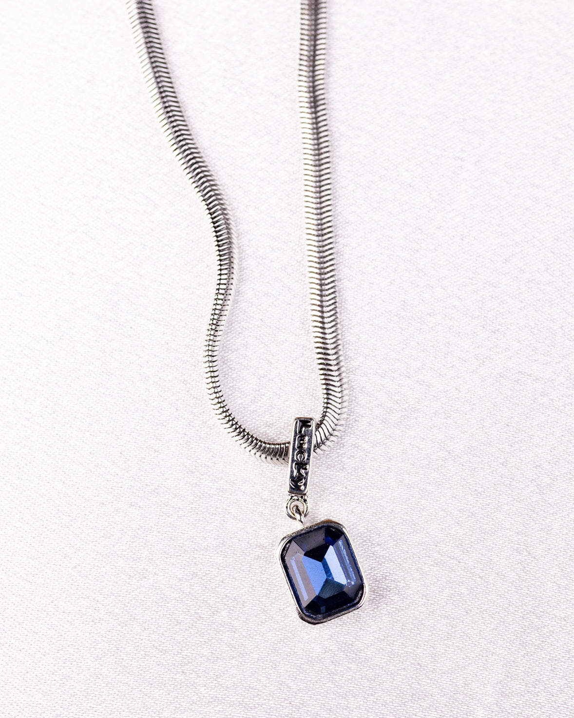 Urban Blue Pendant Necklace