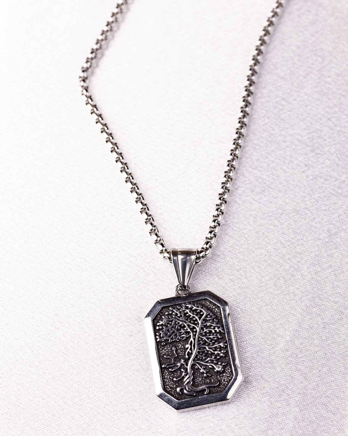 Urban Tree Charm Necklace