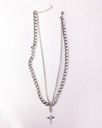Layered Star Pendant Necklace