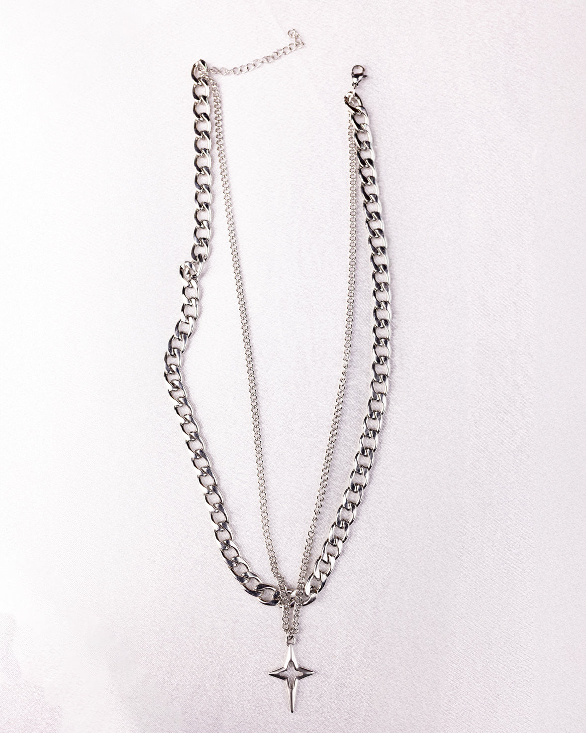 Layered Star Pendant Necklace