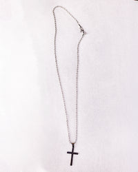 Rope Cross Pendant Necklace