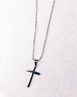 Rope Cross Pendant Necklace