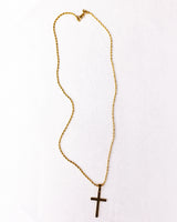 Rope Cross Pendant Necklace