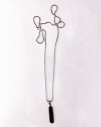 Urban Black Pendant Necklace