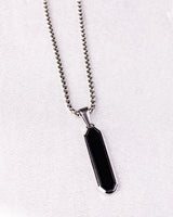 Urban Black Pendant Necklace
