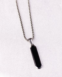 Urban Black Pendant Necklace