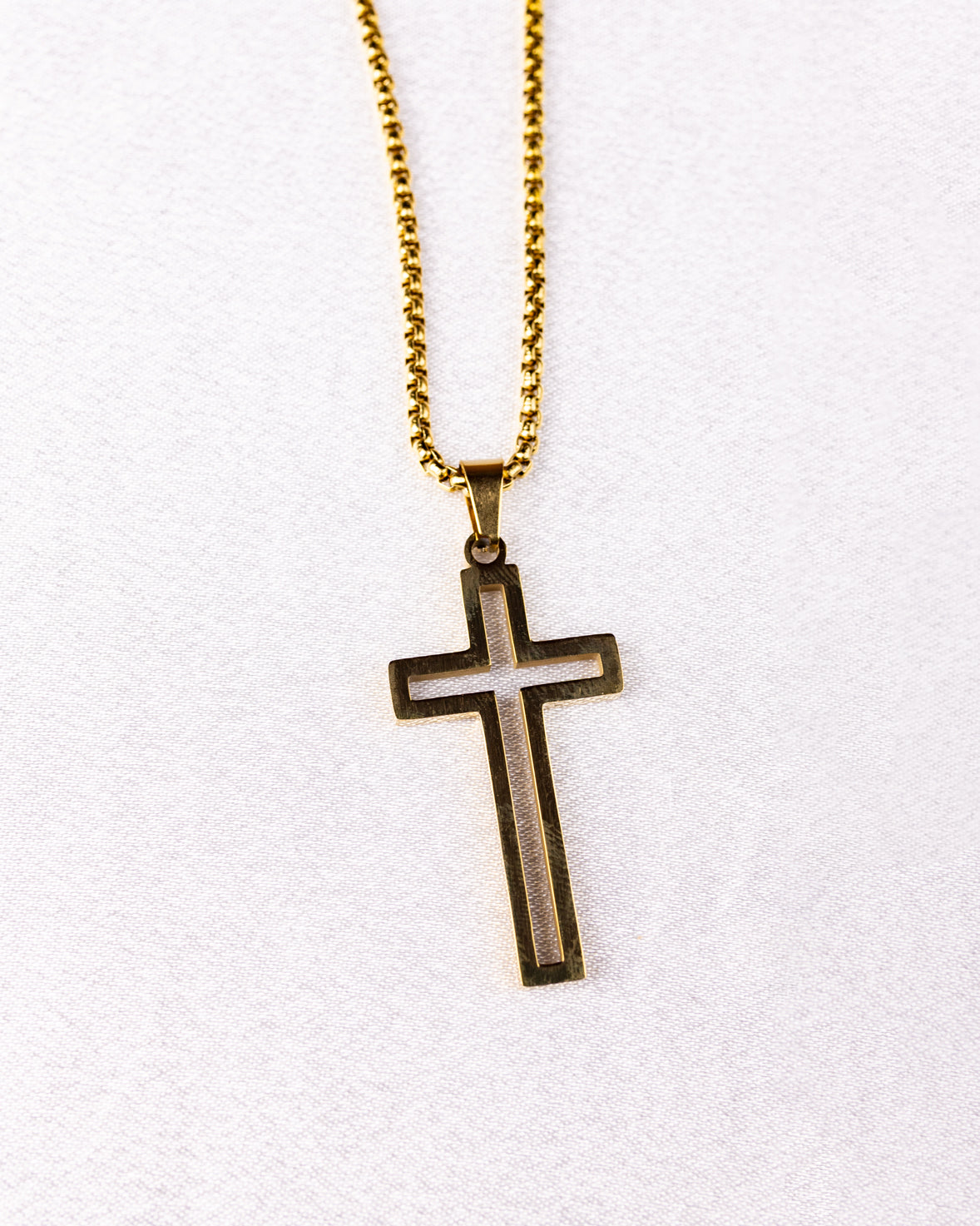 Urban Cross Pendant Necklace