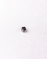 Magnetic Hexagon Black Earring