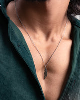 Casual Feather Pendant Necklace