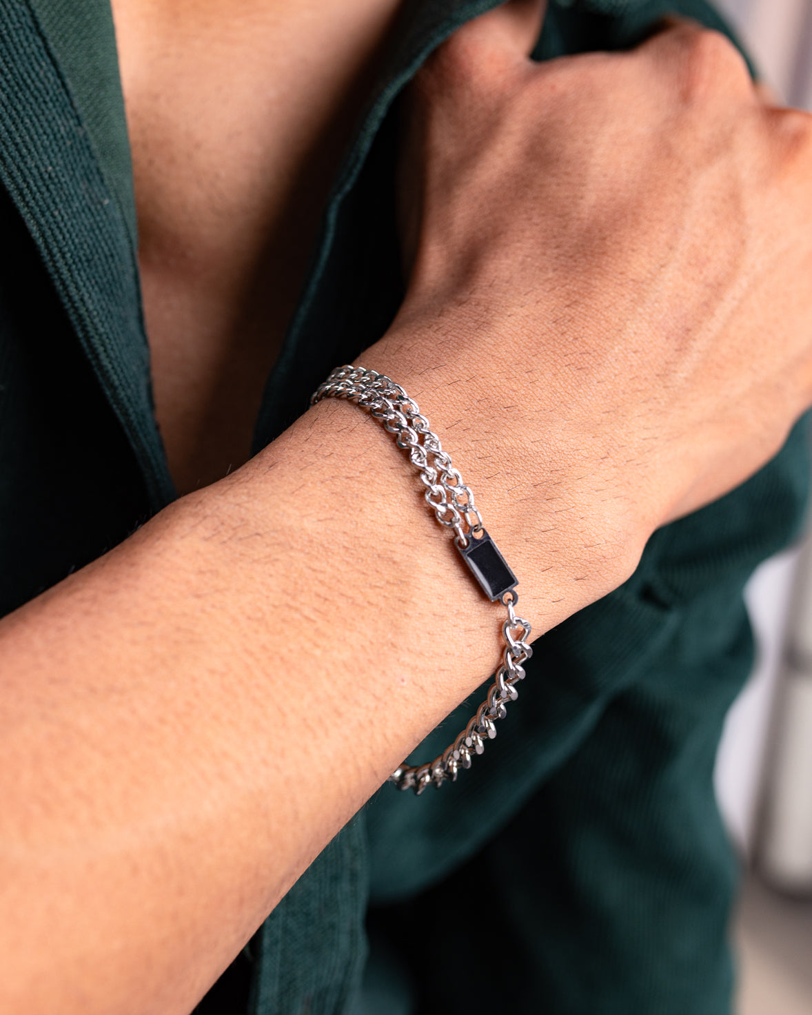 Geometric Charm Bracelet