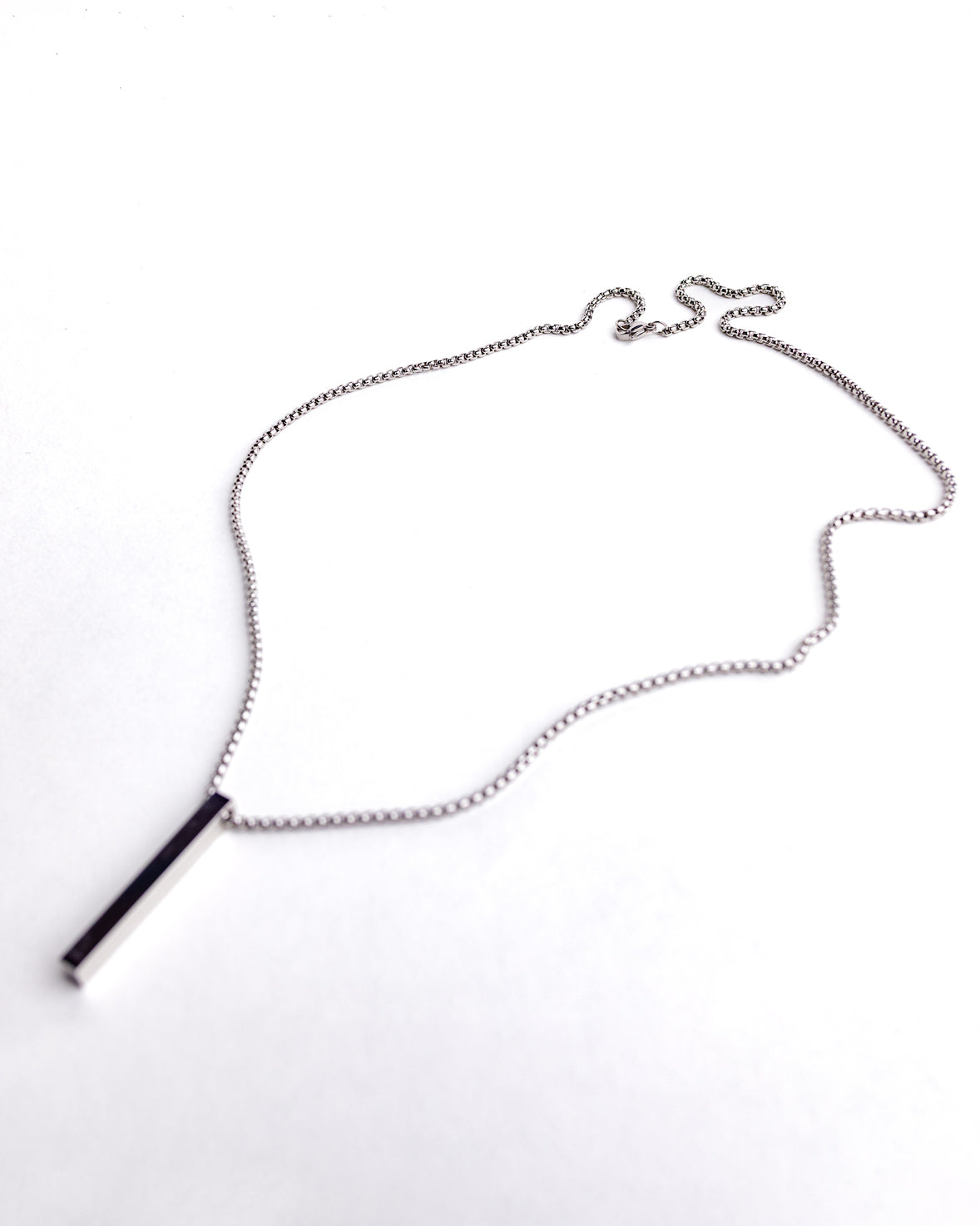 Classic Rectangle Pendant Necklace