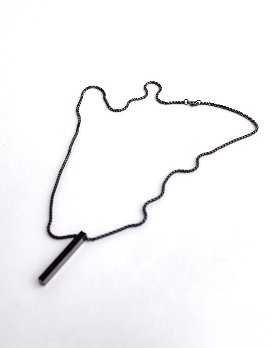 Classic Rectangle Pendant Necklace