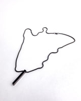 Classic Rectangle Pendant Necklace