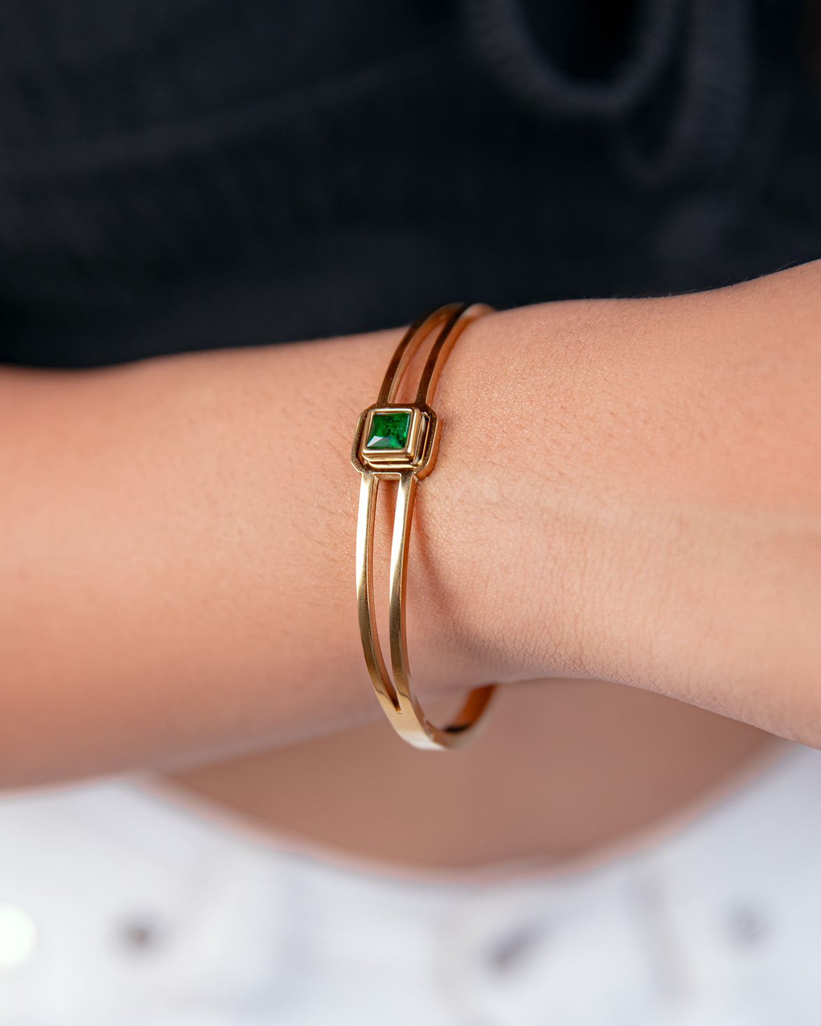 Vintage Zirconia Bangle