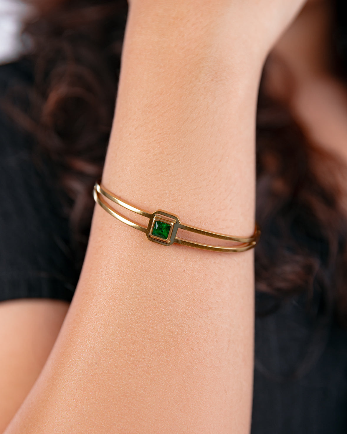 Vintage Zirconia Bangle