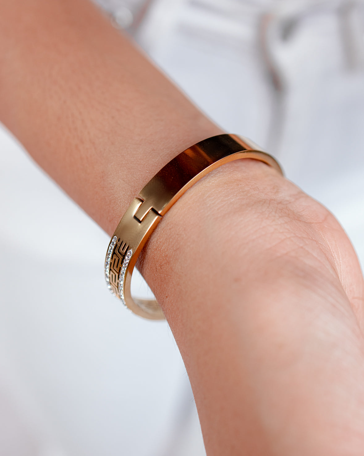 Rhinestone Luna Bangle