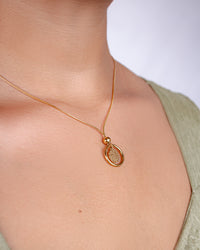 Double Charm Pendant Necklace