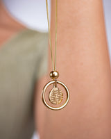 Double Charm Pendant Necklace