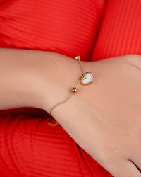 4pcs Heart Charm Set