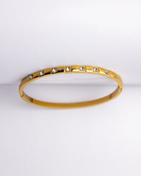 Cubic Zirconia Cuff Bangle