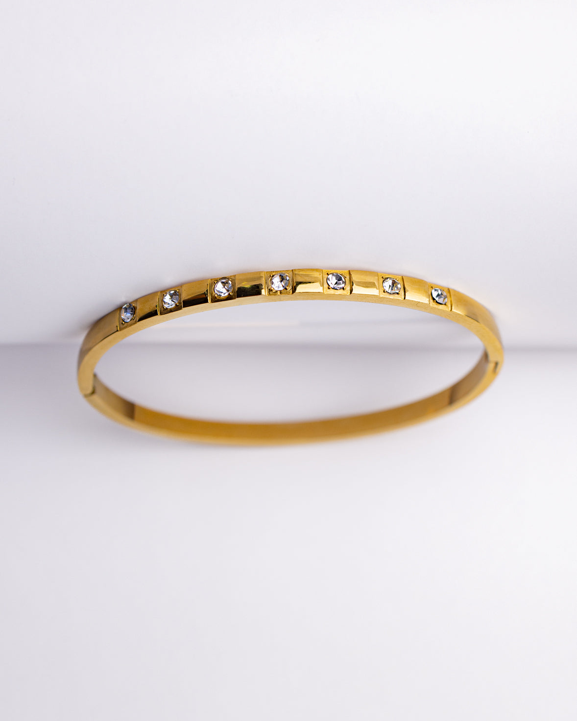 Cubic Zirconia Cuff Bangle
