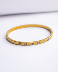 Cubic Zirconia Cuff Bangle