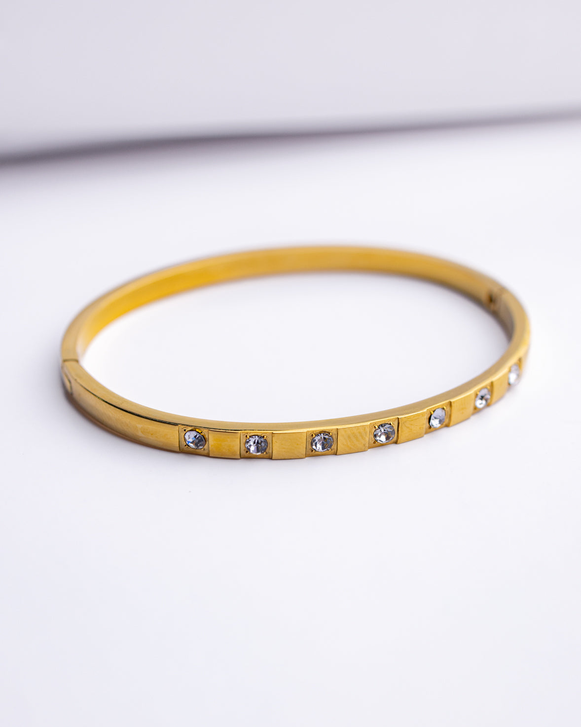 Cubic Zirconia Cuff Bangle