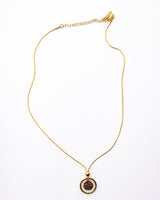 Double Charm Pendant Necklace
