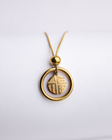 Double Charm Pendant Necklace