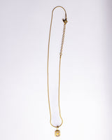 Minimalistic White Stone Necklace