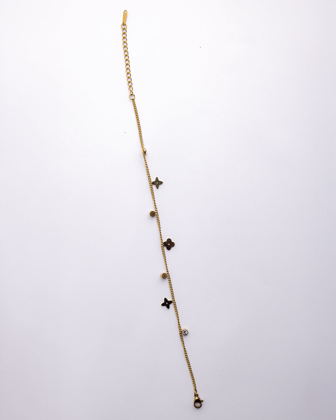 Cubic Star Charm Anklet