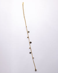Cubic Star Charm Anklet
