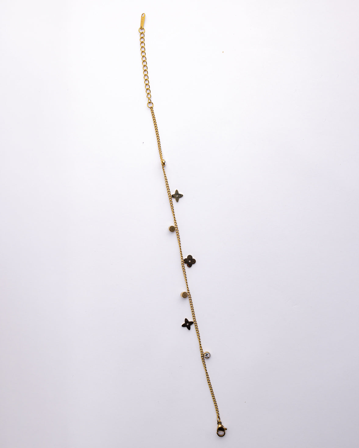 Cubic Star Charm Anklet