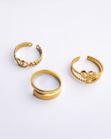 3pcs Love Ringset