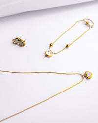 4pcs Heart Charm Set