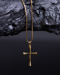 Simple Cross Pendant Necklace