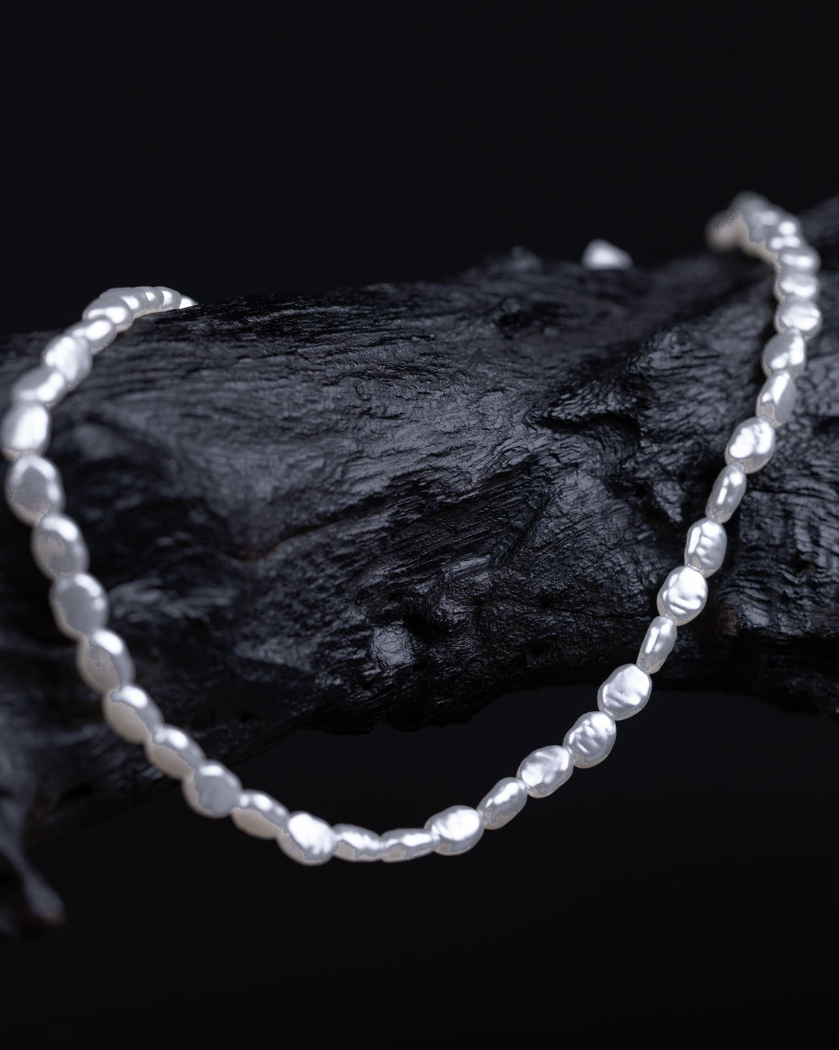 Irregular Pearl Bead Necklace