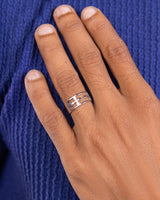 Men's Hollow Cross Ring