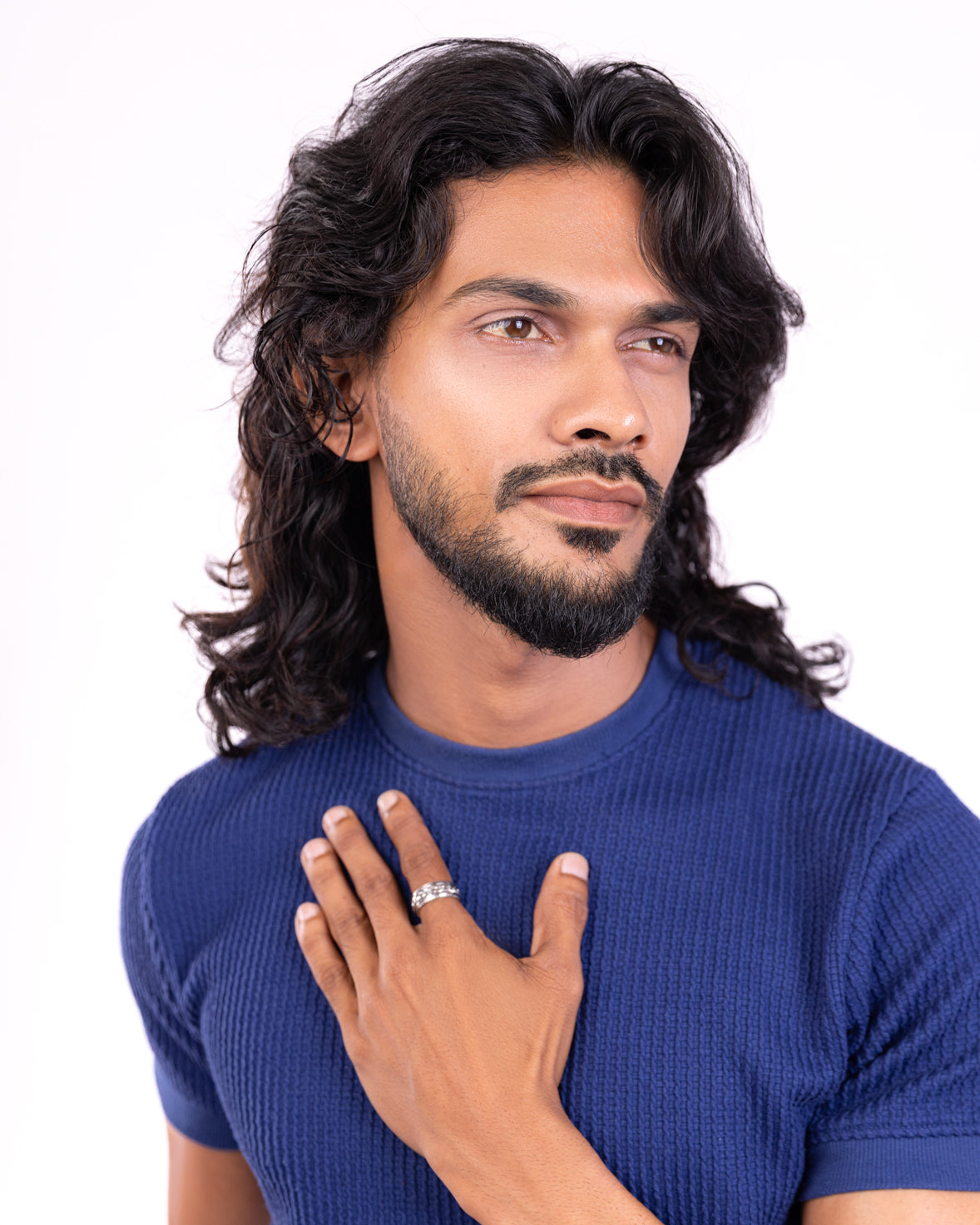 Men's Braided Charm Ring