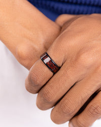 Red Celtic Knot Ring