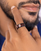 Red Celtic Knot Ring