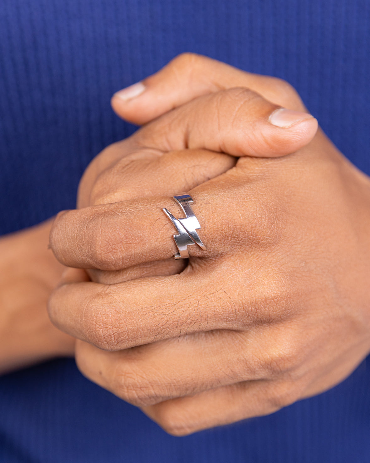 Men's Lightning Bolt Ring