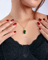 Green Pendant Necklace