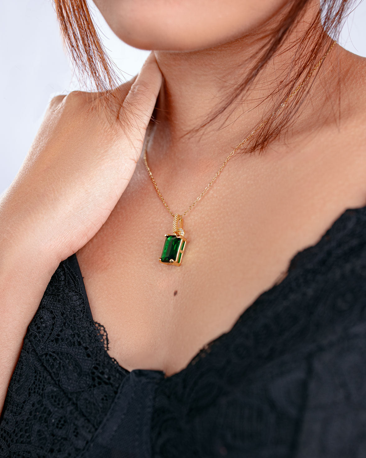 Green Pendant Necklace