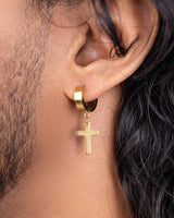 Classic Cross Pierced Earring
